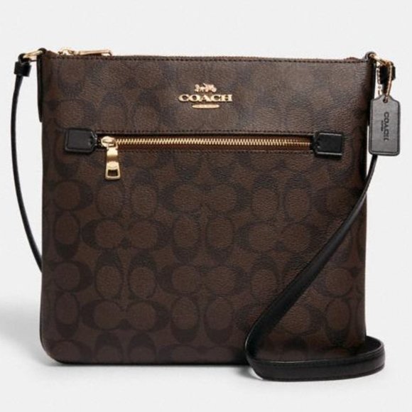 New) File Bag In Signature Canvas - Picture 5 of 12